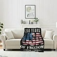 thumbnail image 5 of 250th Years Anniversarys of Freedoms US 1776-2026 Fall Throw Blanket Bed Blanket Vintage Throw Blanket for Preschool, 5 of 10