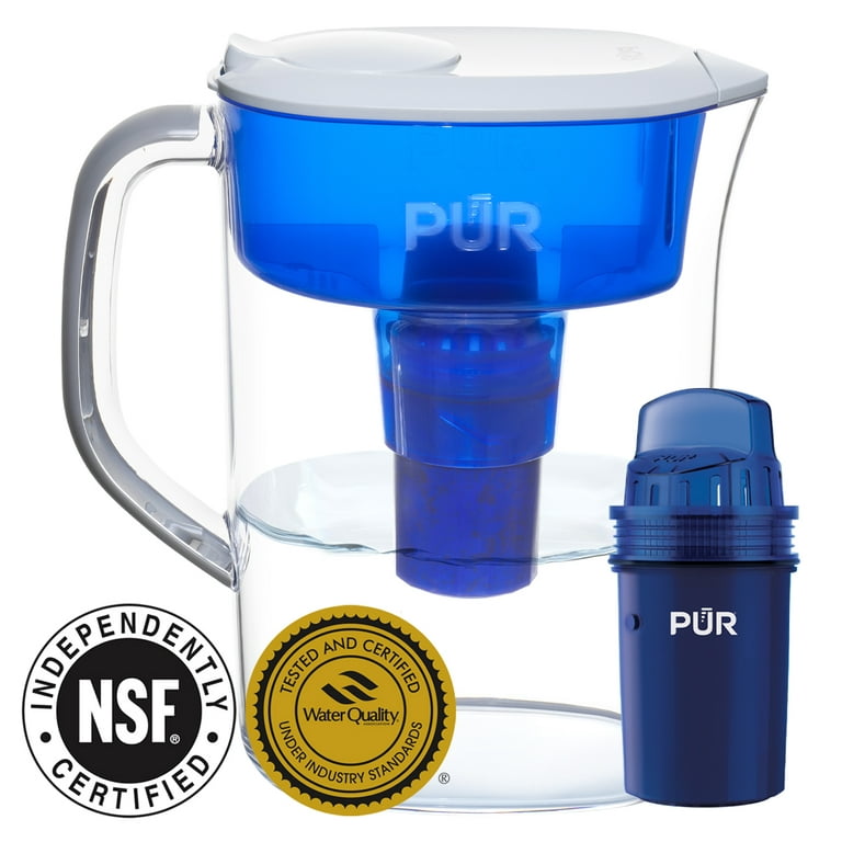 Water Filtration Pitcher Navy 7 cup Capacity - up & up™