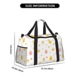 thumbnail image 3 of Fotbe Funny Chicken Bolsa de Viaje con Estampado, Bolsa de Fin de Semana para Mujer con Compartimento para Zapatos, Bolsa de Gimnasio con Bolsillo Húmedo, 3 of 7