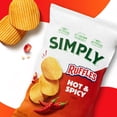 thumbnail image 4 of Simply Ruffles Hot and Spicy Potato Chips, 5.5 oz, 4 of 7