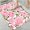 Pink Peonies, variant on 1pc Durable Decorative Bathroom Anti-Slip Carpet, Chakra and Flower Thickened Flannel Mat Decor, Machine Washable, Suitable for Bathroom, Bedroom, Living Room, Kitchens Entrance,16x24 inches