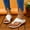White, variant on YLOMAY Womens Sandals Women's Plus Size Summer Casual Solid Color Flip-flops Beach Wedge Toe Fish Mouth Sandals Grocery Store Comfort Sandals up to 30% off