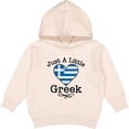 thumbnail image 2 of Inktastic Just a Little Greek Heritage Toddler Hoodie, 2 of 4