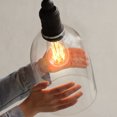 thumbnail image 3 of Modern Industrial Pendant Light Retro Loft Glass Lamp Shade Ceiling lights UK, 3 of 12