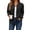Black, variant on Women's Bomber Jacket Zip Up Knit Baseball Coat Long Sleeve Loose Fit Casual Jacket with Pockets Soft Stretchy Outerwear for Fall Spring Daily Wear