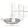 thumbnail image 5 of Vertical Brazilian Barbecue Skewer Set with Removable Grilling Meat Spit Round Base Suitable for Roasting Meat Steak, 5 of 5