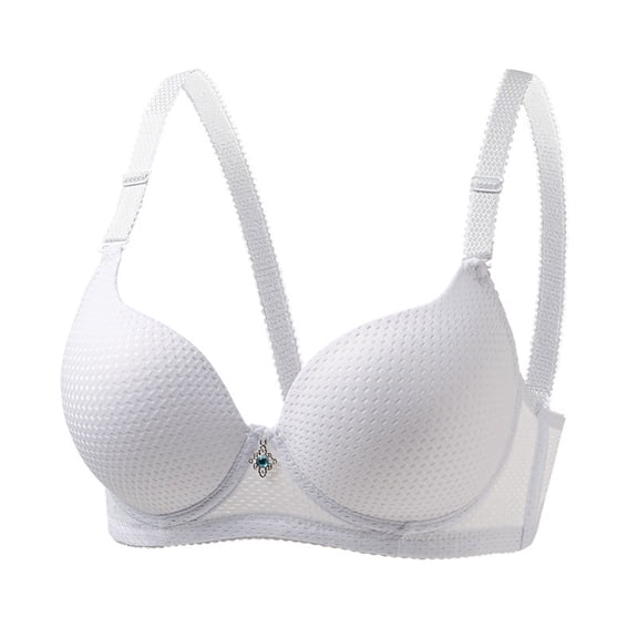 Wensltd Bras for Women Full Coverage Bras Adjustable Straps Comfortable Breathable Everyday Wear Office Work 36A to 46B