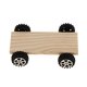 thumbnail image 1 of Coche de juguete de sin terminar debajo de manualidades de fabricación de modelos de bricoje para niños de arcil polimérica BLESIY Juguete de madera inacabado del coche, 1 of 7