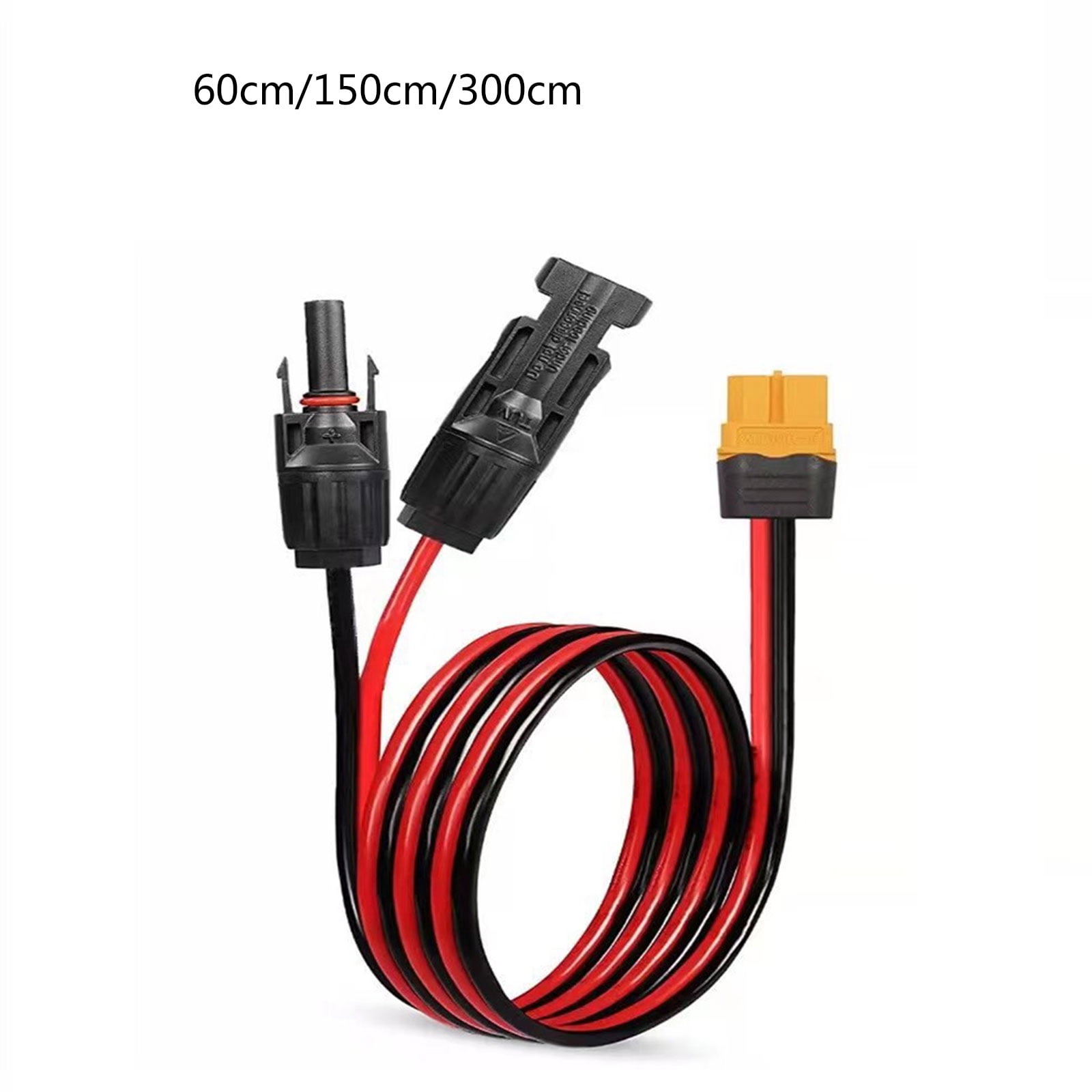 12AWG Solar to XT60 Charging Cable with High Efficiency Power Transfer for Outdoors Adventure