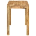 thumbnail image 2 of vidaXL Dining Table 110x55x76 cm Solid Wood Mango, 2 of 5