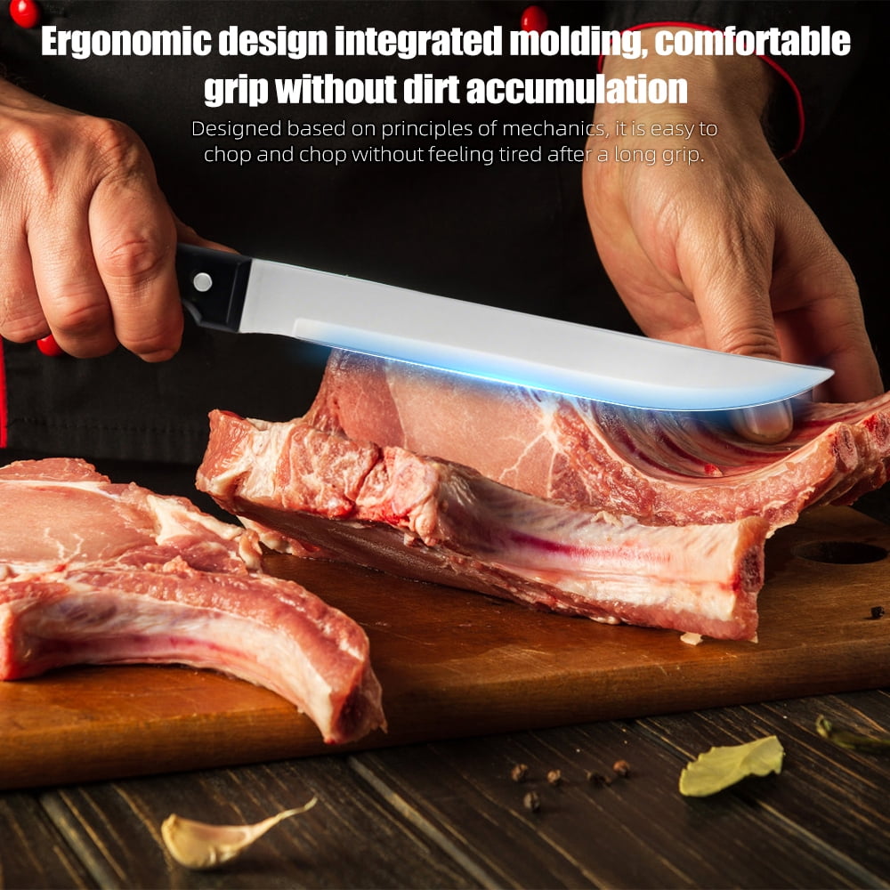 Welan 15 Pcs Knife Set with Wooden Block Stainless Steel Knives with Ergonomic Handle