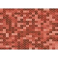 thumbnail image 1 of Ahgly Company Machine Washable Indoor Rectangle Transitional Bright Orange Area Rugs, 6' x 9', 1 of 7