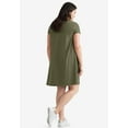 thumbnail image 6 of ellos Women's Plus Size A-Line Knit Tee Dress, 6 of 6
