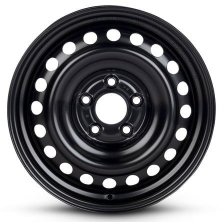 New OEM Replacement Wheel 16x6.5 in for 2009-2011 Kia Rondo Painted Black 16 inch Steel Rim