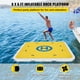thumbnail image 2 of Tuspuzz Plataforma Hinchable 2,5 x 2 m Plataforma Inflable Flotante 8 x 6 Pies Plataforma Flotante Hinchable para 3-4 Personas Plataforma de Natación Inflable con Bombas Electrica y Manual Barco Yate, 2 of 9