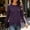 Purple, variant on Njagoc3 Women’s Long Sleeve Shirts Waffle Knit Tunic Top | Wrap Buttons Side,Soft Lightweight Sweater,Cute with Leggings,Fall Spring Outfits for Work Travel All Day Wear