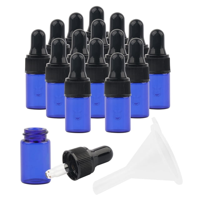 Frasco cuentagotas Wosthever recargable reutilizable a prueba de fugas 2ml Azul