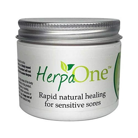 HerpaOne - Rapid Healing for Herpes Sores - All Natural - Lysine and Zinc Formulation- for Herpes Cold Sores Pain Itching Relief by (Best Way To Heal Herpes Sores)