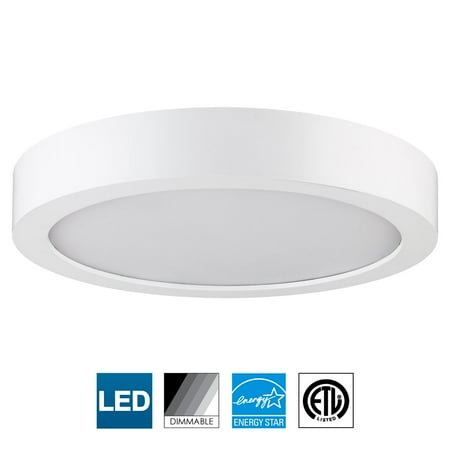 

Sunlite LED 5.5-Inch Round Surface Mount Ceiling Light Fixture 11 Watts Dimmable 4000K Cool White Energy Star Certified