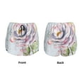 thumbnail image 3 of Daiia Vintage Rose Pattern Women's 2 in 1 Running Shorts - Lightweight Athletic Workout Gym Yoga Shorts Liner with Phone Pockets-Large, 3 of 7