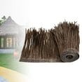 thumbnail image 1 of Rollos de paja de palma artificial para techo de paja mexicana, barras Tiki multifuncionales universales de 39 "x 20", hierba de para decoració Negro, 1 of 8