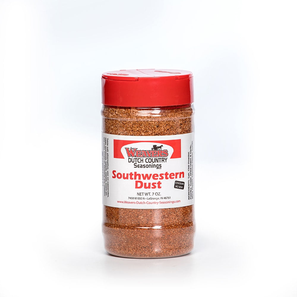 Weaver's Dutch Country Meat Rub Flavor Seasoning Southwestern Dust 7 Oz