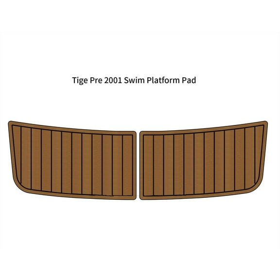 1998-2001 Tige Swim Platform Step Mat Boat EVA Faux Foam Teak Deck Flooring Pad