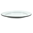 thumbnail image 2 of Large Rustic White Enamel Camping Plate Vintage Farmhouse Dish Country Kitchen Tableware, 2 of 3