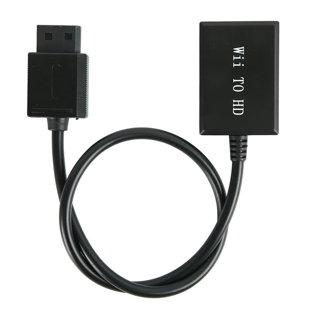 Para Wii a HD Convertidor de interfaz multimedia compatible con 1080P Plug and Play Game Adaptador AV para HDTV