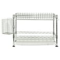 thumbnail image 4 of happimess DSH1002A Brooklyn 24" Adjustable Dish Rack, Chrome, 4 of 7