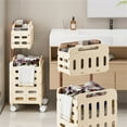 thumbnail image 4 of PP Laundry Basket With Wheels Breathable Storage Basket For Wet Environment, 4 of 21