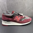 thumbnail image 2 of New Balance 997 Burgundy Size 9 Mens Casual Shoes M997CRG, 2 of 6