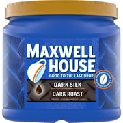 Maxwell House Dark Silk Dark Roast Ground Coffee, 24.5 oz Canister
