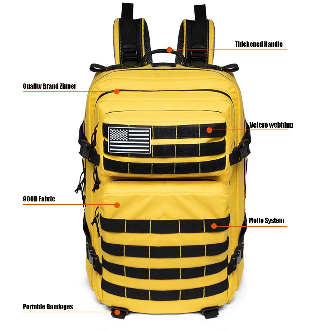Haadid 45L Tactical backpack & Tactical Toiletry Bag