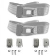 thumbnail image 1 of Standard 2 Point Gray Lap Bucket Seat Belt Kit with Bracketry & 2 Belts for 1933-1934 Model C Ford, 1 of 1