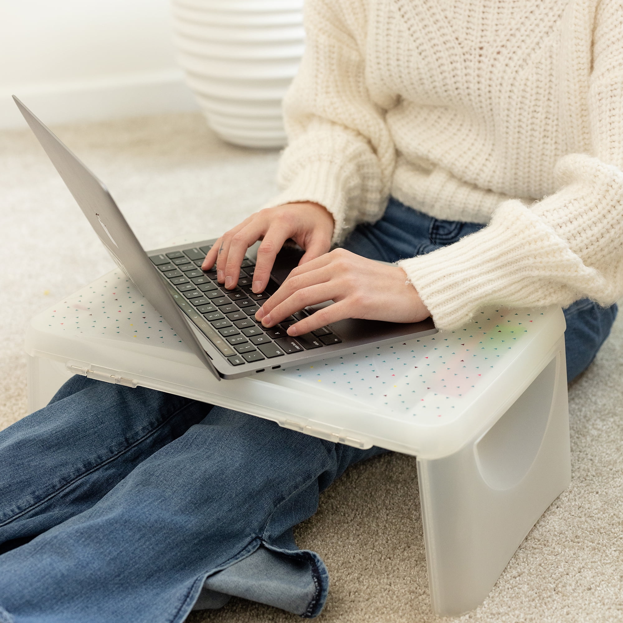Everything Mary Lap Desk w/ Triangles