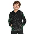 thumbnail image 2 of Boys Sweatshirts Fashion Cool Colorful Graphic Print Boys Hooded Sweatshirt Casual for Kids Youth Pullover Tops Black 3-4 Years, 2 of 5