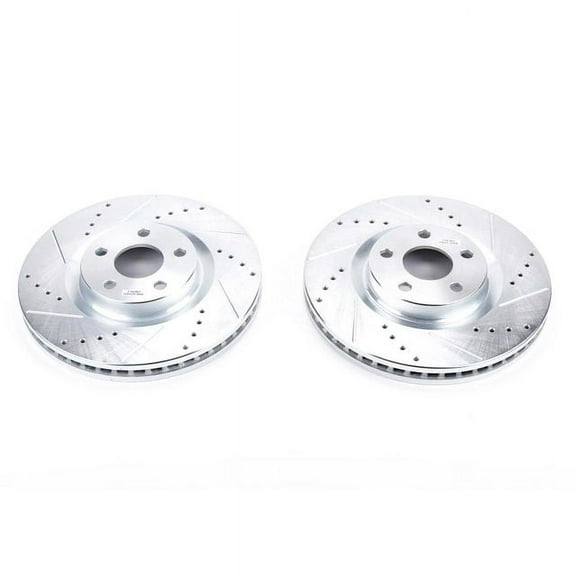Power Stop AR85182XPR Evolution Drilled & Slotted Rotors -Front