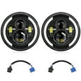 thumbnail image 1 of 2 faros LED de 7 pulgadas para coche y moto con luz de cruce/luz diurna/intermitente, 1 of 6
