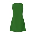 thumbnail image 4 of Summer Dresses for Women 2025 Vacation Casual V Neck Sleeveless Tank Sundress Boho Floral T Shirt Dress with Pockets, Limited Time Offer, Under 10 Dollars, 4 of 6
