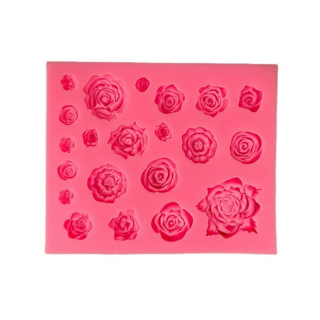 

3D Fondant Exquisite Flower Chocolate Candy Molds Polymer Craft Art DIY Molds