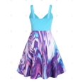 thumbnail image 2 of Vestido Cami Talla Extra Estampado Abstracto Rosegal  Vestidos casuales de talla grande, 2 of 5