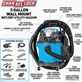 thumbnail image 3 of Channellock 5 Gal. Wall Mount Wet/Dry Vacuum - Single Pack — Residential Use, Standard Application, 3 of 6