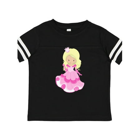 

Inktastic Cute Princess Blonde Hair Pink Dress Gift Toddler Toddler Girl T-Shirt