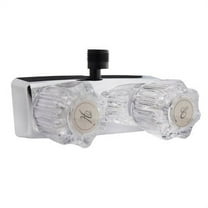 RV / Mobile Home Shower Faucet with Top Threaded Diverter - Chrome