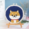thumbnail image 1 of Punch Needle Embroidery Kit With Yarns  Easy Embroidery Needlework Wool Work Home Decor For Diy Beginners(Country Night), 1 of 2