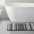 thumbnail image 3 of VCNY Home Aiden Jacquard Chenille Noodle Bath Rug, 17 x 24, Dark Grey, 3 of 4