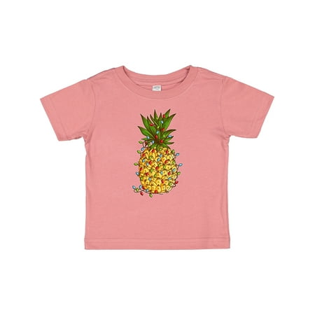 

Inktastic Christmas Lights Wrapped Around a Pineapple Gift Baby Boy or Baby Girl T-Shirt