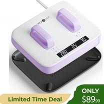 HTVRONT Heat Press Machine for T Shirts - Portable 12X10 Heat Press with Pressure Display, Heats Up Fast & Evenly H10 Heat Press Machines for HTV, Sublimation, Heat Transfer Projects