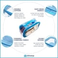 thumbnail image 3 of Cubo de embalaje de viaje EZpacking Clearview Burgundy PVC, 3 of 8